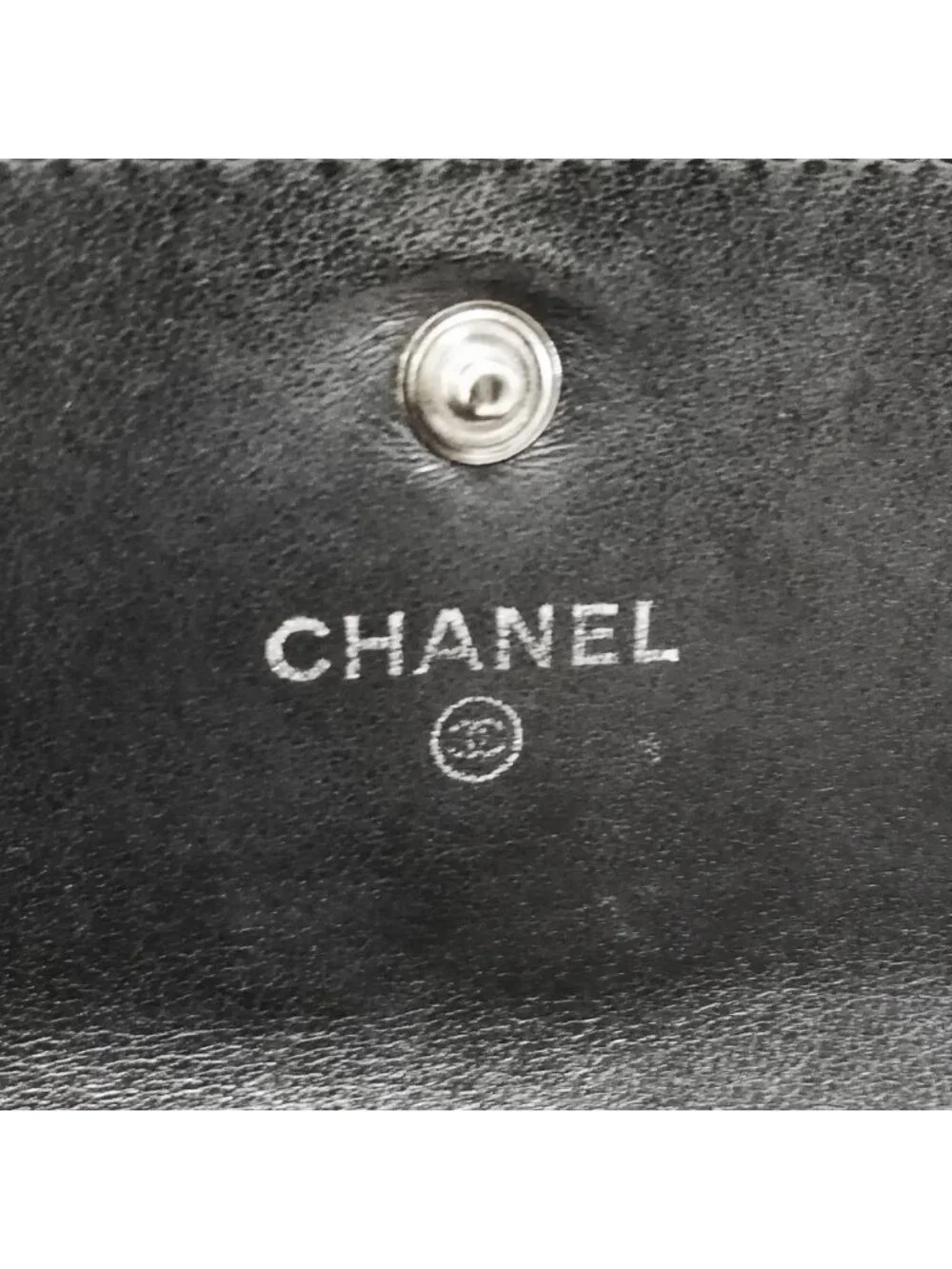 Chanel Caviar Quilted Wallet Black